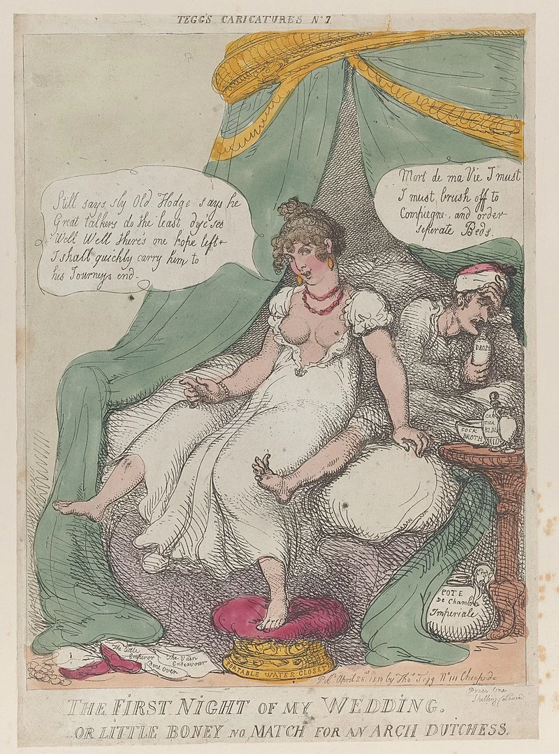 Thomas Rowlandson-100-La prima notte del mio matrimonio